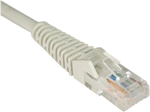 Eaton Tripp Lite N001-200-GY Cat5e Snagless Ethernet Cable, 200 ft Patch Cord, 350MHz Gigabit PoE RJ45 M/M, UTP Gray Network LAN Wire, Cloud Care Pre-Configured Bundle Eligible (10 Pack) in Saudi Arabia