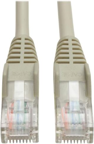 Eaton Tripp Lite N001-200-GY Cat5e Snagless Ethernet Cable, 200 ft Patch Cord, 350MHz Gigabit PoE RJ45 M/M, UTP Gray Network LAN Wire, Cloud Care Pre-Configured Bundle Eligible (10 Pack) in Saudi Arabia