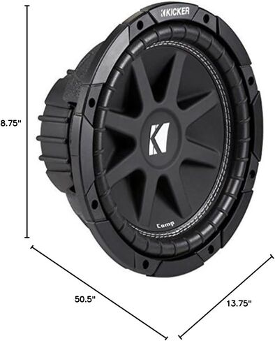 Kicker 43C104-N متوافق مع Ford F-150 Super Crew Truck 2009-2015 Comp C10 Dual 10 "Sub Box العلبة-النهائي 2 أوم in Saudi Arabia