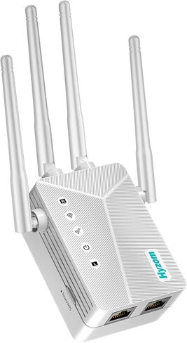 WiFi Extender Signal Booster - 2X Faster Internet Extender, Covers 13000 sq.ft Long Range, Dual Band Gigabit Ethernet Port, Supports 50+ Devices in Kuwait