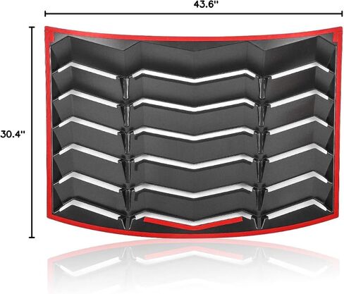 CUMART 2010-2015 Rear+Side Window Louvers Sun Shade Windshield Cover Matte Black Compatible with Chevrolet Chevy Camaro 2010 2011 2012 2013 2014 2015 Complete Set in Saudi Arabia