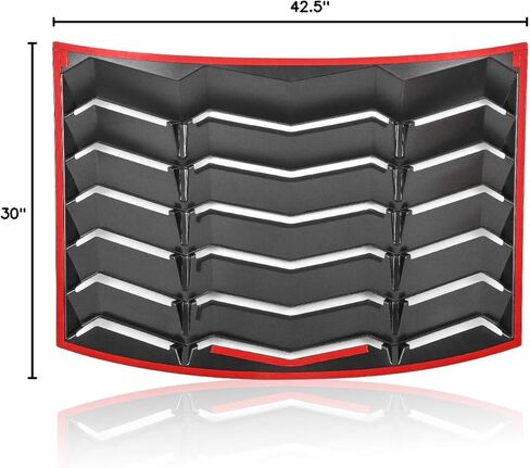 CUMART 2010-2015 Rear+Side Window Louvers Sun Shade Windshield Cover Matte Black Compatible with Chevrolet Chevy Camaro 2010 2011 2012 2013 2014 2015 Complete Set in Kuwait