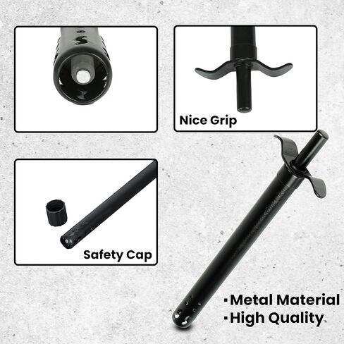 Easy Grip Waterproof Stainless Steel Gas Lighter Regular Gas Lighters for Gas Stoves, Restaurants & Kitchen Use (Black) in Saudi Arabia