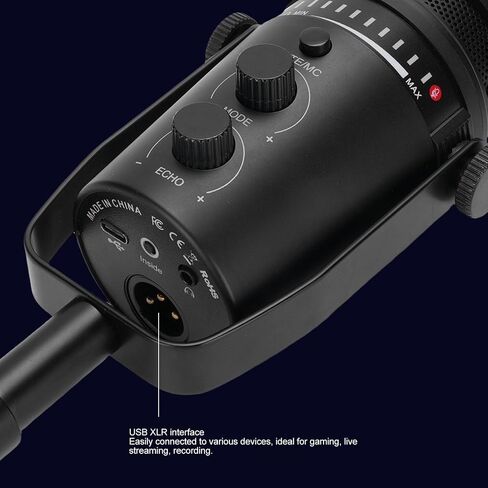 Microphone Sanpyl USB ، ذراع الطفرة الميكروفون القابل للتعديل ، لتسجيل الألعاب الحية التي تغني المقابلات الحية in Saudi Arabia