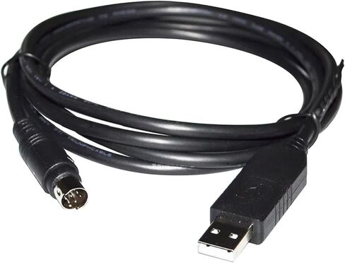13pcs f & t> d*i ft232rl usb to din 8 pin md8 male adapter rs232 cable serial cable for sequencer host port to pc in Kuwait