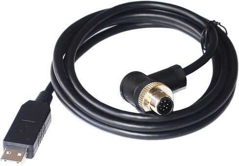 f & t> d*i ft232rl chip USB إلى M12 8pin RS232 كابل الاتصال التسلسلي لـ Mettler ICS Series لمضيف الكمبيوتر (1.8 م ، M12 Bendy Head) in Kuwait