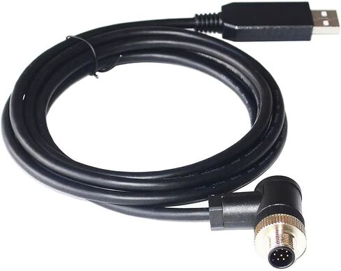 f & t> d*i ft232rl chip USB إلى M12 8pin RS232 كابل الاتصال التسلسلي لـ Mettler ICS Series لمضيف الكمبيوتر (1.8 م ، M12 Bendy Head) in Kuwait