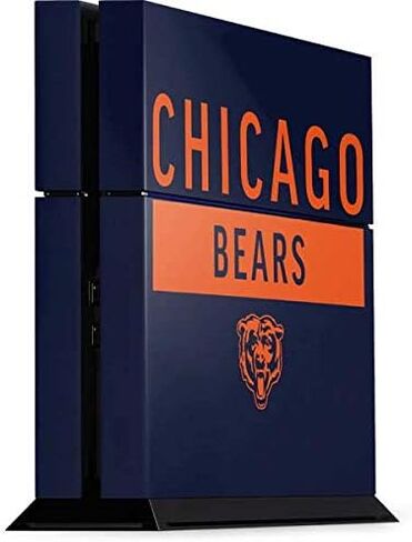 Skinit Decal Gaming Skin Compatible with PS4 Console - Officially Licensed NFL Chicago Bears Blue Performance Series Design in Saudi Arabia