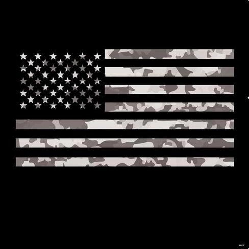 Skinit Decal Gaming Skin Compatible with PS4 Controller - Black and White Camo American Flag Design in Saudi Arabia