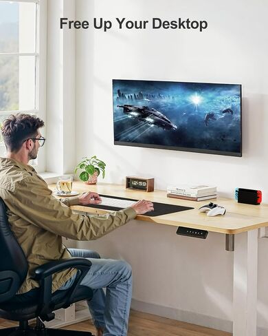Huanuo Single Monitor Wall Mount لمدة تتراوح بين 17 و 34 بوصة ، ويحتوي على ما يصل إلى 44 رطلاً ، وشاشة حامل حائط كاملة مع الأسلحة المفصلية ، الدوران ، الدوران ، الميل ، Max Vesa 200x200 ، Black in Kuwait