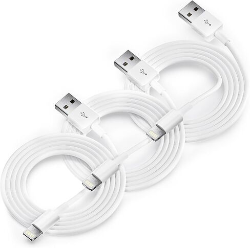 3pack Car Car Carplay Cable ، سلك شاحن السيارة ، USB A إلى Cable Cable ، 3.3 قدم ، iPhone متوافق 14/13/11/11/PRO/MAX/XR/XS/X/X/8/7/6S Plus/5S/SE 3RD/IPAD Pro/Air/Mini Cable Cable in Saudi Arabia