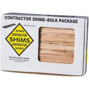 Nelson Wood Shims CSBP56 Csh8/56/120/Mgd 8'' Bulk Contractor