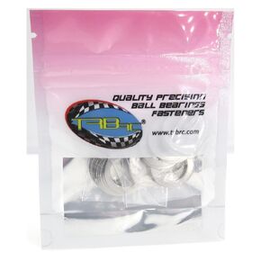 M14x20mm Dia. Steel Shim Pack 10ea 0.1, 0.2, 0.3, 0.5mm Width