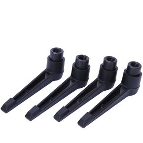 4pcs Adjustable Clamping Lever Handle Stainless Steel Metal Machine Knobs (M4 Handle Length 50mm) Frame Parts Handle Handle