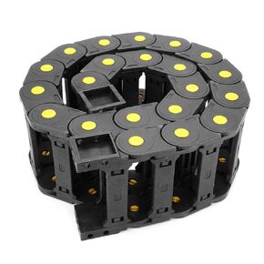 Luomorgo Black 25x57mm/0.98x2.24 inch Cable Wire Carrier Drag Chain Nested R55 1M/39.37 inch Length