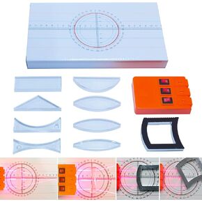 Physics Optics Experiment Set Prisms Convex Lens Triple Laser Refraction School Light Refraction Reflection Learning Educational Science Kits