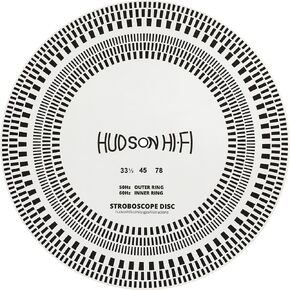 Turntable Strobe Disc Stroboscope mat Tests 33-1-3 RPM, 45 RPM