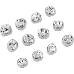 Metal Dental Teeth Crown, Reduce Tooth Loss Rustproof Dental Molar Metal Crowns for Hospital