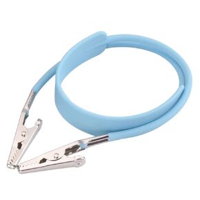 Pack of 1 Bag Dental Bib Clips Autoclavable Silicone Bib Holders Clips Individually Wrapped for Napkin Towel Tattoo Light Blue 1 Piece/Bag
