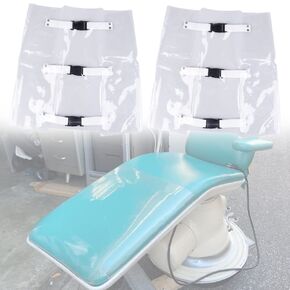 Dental Chair Foot Cover Pad with Elastic Bands, Dental Practice Dustproof Protector Supplies, 2Pcs