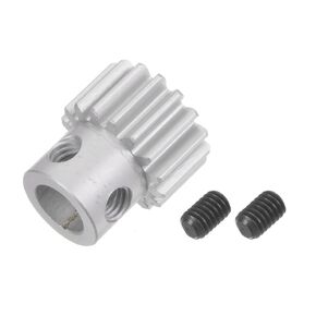 Mod 1 Step Spur Gear Motor Gear 16 Teeth - [ 8mm Aperture x 10mm Height], Suitable for RC Cars, Aluminum Alloy