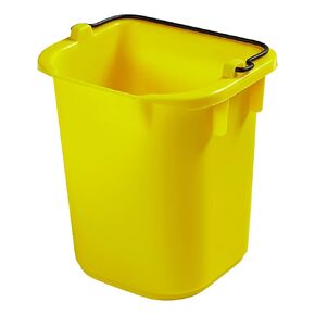 Rubbermaid Commercial Products Heavy-Duty Cleaning Pail, 5-Quart, Blue, Utility Bucket with Built-In Spout and Handle for House Cleaning/Storage/Livestock Feeding/Car Washing