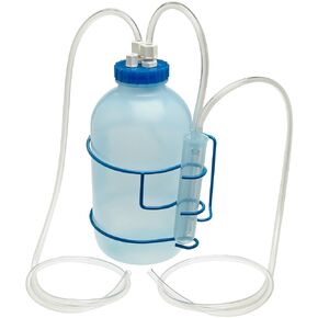 SP Bel-Art Vacuum Aspirator Bottle; 1.0 Gal, Plastic (F19917-0002),Blue