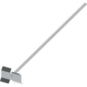 Albion Engineering Company 381-G04 Stand-Up Standard Bulk Caulk Catalyst Mixer for 2 Gallon Pails, 4" Wide Blade x 28" Long Shaft