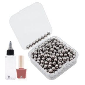 250 pcs Paint Mixing Balls Stainless Steel Mixing Agitator Balls for Mixing Model Paints, 5.5mm