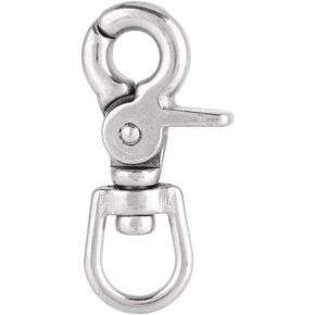 Marine Snap Hook, Stainless Steel Trigger Snaps Hooks Swivel Lobster Scissor Clasps Buckles Boating Eye Spring Diving Claw Clips Houseboat Pet Dog Leashes Purse Straps Belting Flag Pole Cages