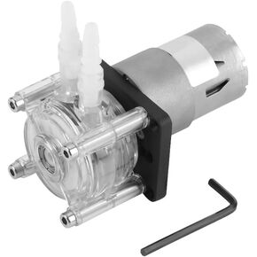 12V High Flow Peristaltic Liquid Pump Vacuum Pump Strong Suction Self Priming Peristaltic Pump for Aquarium Lab Analytical