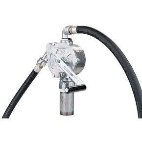 GPI 123000-06, RP-10-UL Rotary Hand Pump, Up to 10 Gal/100 Revolutions, Metal Spout, 8’ Hose, Suction Pipe