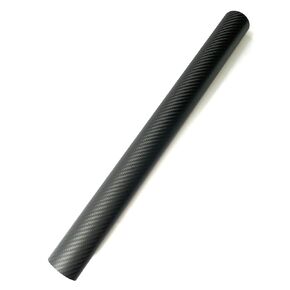 2pcs Carbon Fiber Tube 8x6x500MM 3K Roll Wrapped Twill Matte Finish