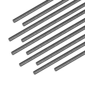 uxcell Carbon Fiber Rod for RC Airplane DIY Craft 1mm Matte Pole 400mm 15.7 Inch, 10pcs