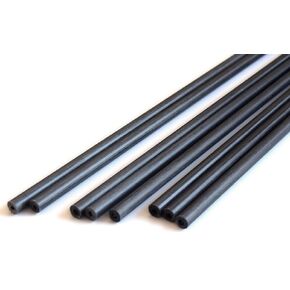 8pcs 3.0mm Round Carbon Fiber Tube 3.0x1.5x300mm (pultrusion) for Quadcopter, RC Airplanes