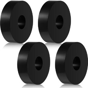 Rubber Isolation Pads Thick Rubber Washers 1.5 Inch OD 0.5 Inch ID 0.4 Inch Thick Mechanical Vibration Damping Pads Anti Vibration Isolation Pads Rubber Isolator Washer(8 Pcs)