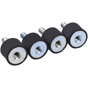 4Pcs Rubber Isolators 304 M6, Keenso Rubber M6 Vibration Mount AntiVibration Boat Bobbins (VD20*15 M6*18) in Kuwait