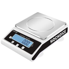 Accuracy:0.1g 15kg Laboratory Digital Analytical Balance High-Precision Electronic Scales Industrial Scale Jewelry Scales Strain Sensor Square pan