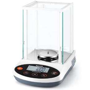 Bonvoisin Analytical Balance 500gx1mg Precision Lab Scale Digital Electronic Scale 1mg Laboratory Analytical Scale LCD Display Scientific Scale with Windshield (500g, 0.001g)