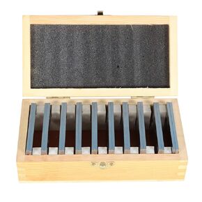 findmall 20 Pair 1/32 x 6 Accuracy Parallel Block Set .0001 Hardened Accuracy Machinist Tools with Case