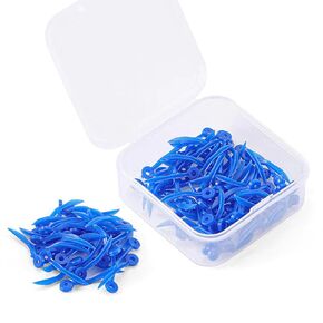 4Boxes Diastema Wedges, Disposable Plastic Poly-Wedges Dental Fixing Wedge with Hole, Included: L, M, S, Super Small
