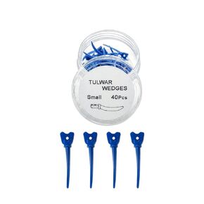 40Pcs/Box Dental Sectional Matrix System Refill Wedge, Dental Tulwar Wedges, L/M/S Plastic Wedges, Dental Wedge for Sectional Matrix System. (72pcs Set)
