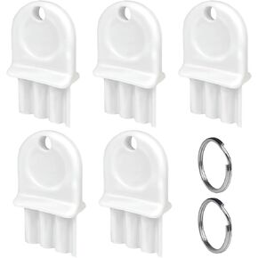 Paper Towel Dispenser Key, 5 Pack Toilet Paper Dispenser Key Universal Replacement for Paper Towel and Toilet Paper Dispensers