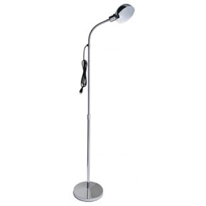 جراهام فيلد 1697-1M مصباح فحص Grafco Gooseneck مع قاعدة متحركة وعجلات، 60 وات بحد أقصى، 34.5 بوصة - 53.5 بوصة ارتفاع قابل للتعديل، 12 بوصة