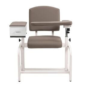 Medycare Phlebotomy Chair for Blood Drawing Treatment Room（Gray）