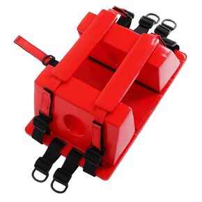 Spine Board Head Immobilizer for EMS Medical Emergency with Adjustable Straps