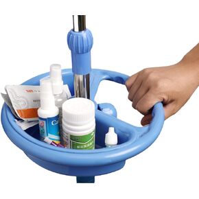 IV Pole Tray are Iv Pole Accessory for Storing Nutritional Feeding Bags Mobile Phones Small Items etc-Tray Hole Diameter 0.98 in（2.5cm） in Kuwait