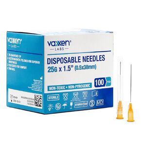 Vaxxen Labs المتاح 25G × 1.5 "Luer Lock (صندوق 100) in Kuwait