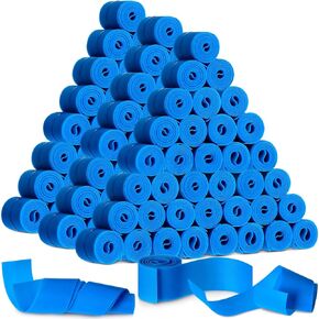 500 Pack Disposable Tourniquet First Aid Tourniquets Bulk Elastic Disposable Tourniquet Latex Free Blue Medical Tourniquet Hemostatic Bandage Nursing Supplies Essentials for Outdoor Sport