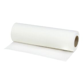 TIDI 980898 Choice Single-Use Chiropractic Headrest Paper Roll, Fluid and Barrier Protection, Absorbent Crepe Paper, White, 8.5" Width, 125' Length, Pack of 25